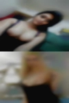 Horny women smoking with open